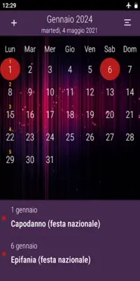 Calendario Italiano android App screenshot 2